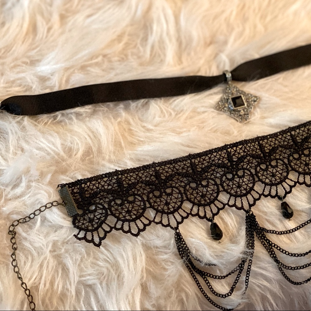Two Gothic Chokers - Picture 3 of 5